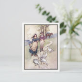 Wanneer de hele wereld jong is door Warwick Goble Briefkaart (Staand voorkant)