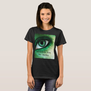wanneer de Ierse ogen glimlachen T-shirt
