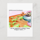 Wanneer de Koeien de ruimte Rulden geeft het Funny Briefkaart (Voorkant)