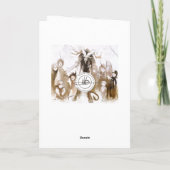 Wanneer de Krampus komt roepen Feestdagen Kaart (Achterkant)