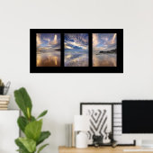Wanneer de lucht en het zee elkaar ontmoeten. poster (Thuiskantoor)