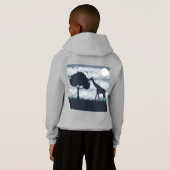 Wanneer de maan fluistert naar de Giraffe (Achterkant volledig)