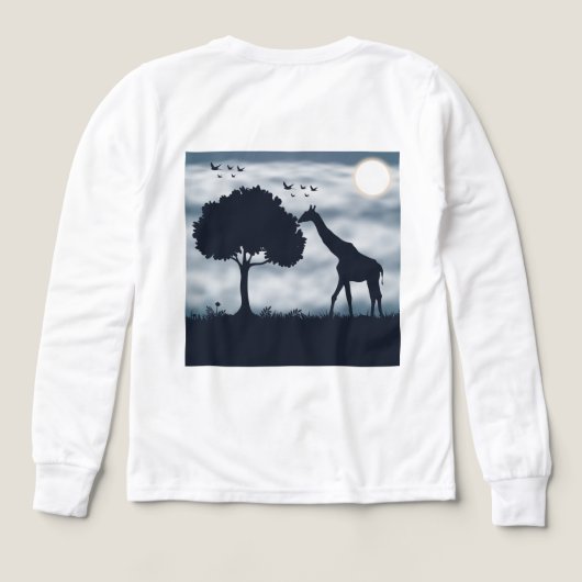 Wanneer de maan fluistert naar de Giraffe (Achterkant)