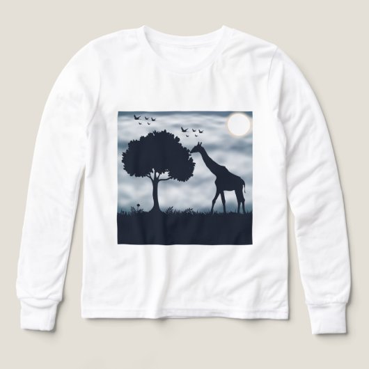 Wanneer de maan fluistert naar de Giraffe (Voorkant)