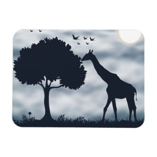 Wanneer de maan fluistert naar de Giraffe Magneet