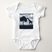 Wanneer de maan fluistert naar de Giraffe Romper (Voorkant)