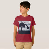 Wanneer de maan fluistert naar de Giraffe T-shirt (Voorkant volledig)
