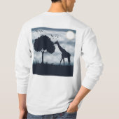 Wanneer de maan fluistert naar de Giraffe T-shirt (Achterkant)