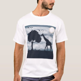 Wanneer de maan fluistert naar de Giraffe T-shirt