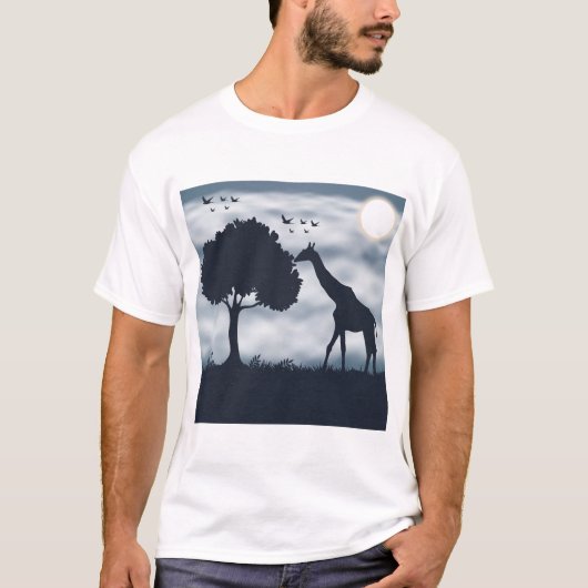 Wanneer de maan fluistert naar de Giraffe T-shirt (Voorkant)