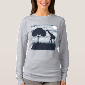 Wanneer de maan fluistert naar de Giraffe T-shirt (Voorkant)