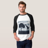 Wanneer de maan fluistert naar de Giraffe T-shirt (Voorkant volledig)