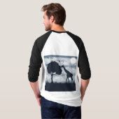 Wanneer de maan fluistert naar de Giraffe T-shirt (Achterkant volledig)
