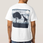 Wanneer de maan fluistert naar de Giraffe T-shirt (Achterkant)