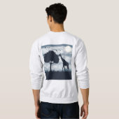 Wanneer de maan fluistert naar de Giraffe Trui (Achterkant volledig)