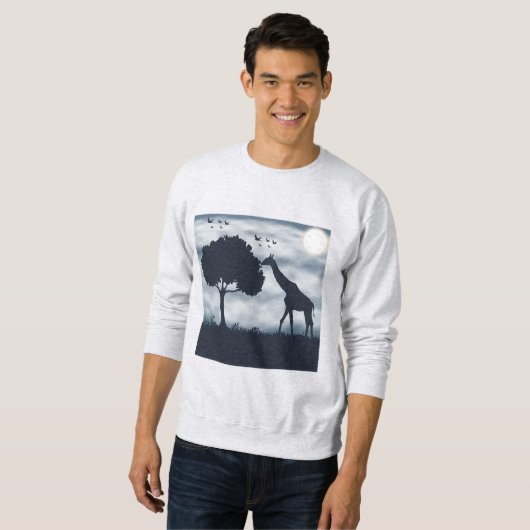 Wanneer de maan fluistert naar de Giraffe Trui (Voorkant volledig)