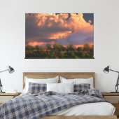 Wanneer de Maart zijn Druk van het Canvas van Horn (Insitu (Slaapkamer))