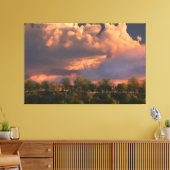 Wanneer de Maart zijn Druk van het Canvas van Horn Afdruk (Insitu (Woonkamer))