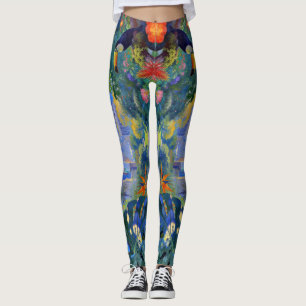 Wanneer de natuur Manhattan bekijkt – Een stadsgez Leggings