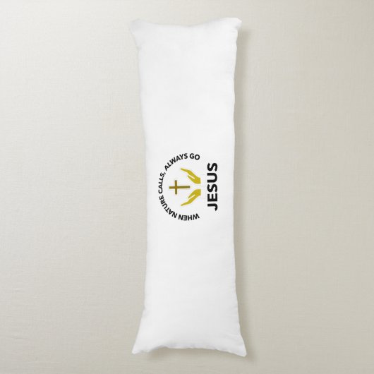 wanneer de natuur roept, ga altijd jesus lichaamskussen (Voorkant Verticaal)