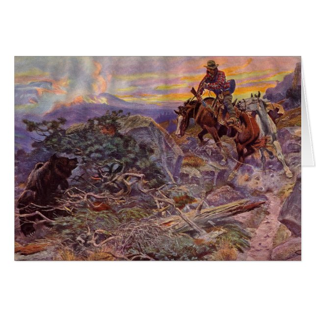 Wanneer de neus van een paard het oog van Man slaa (Voorkant Horizontaal)