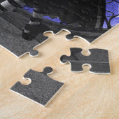 Wanneer de regen een gotische kunstpuzzel wordt legpuzzel (Zijkant)