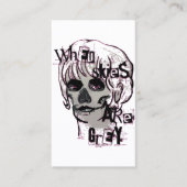 wanneer de skies grijs skelet zijn visitekaartje (Voorkant)