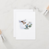 Wanneer de Tijd omhoog het Briefkaart van de Kanke (Voorkant / Achterkant in situ)