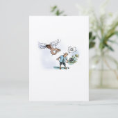 Wanneer de Tijd omhoog het Briefkaart van de Kanke (Staand voorkant)