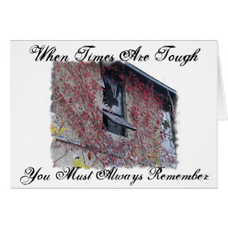 Wanneer de tijden hard zijn