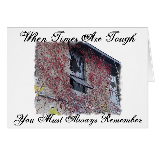 Wanneer de tijden hard zijn (Voorkant Horizontaal)