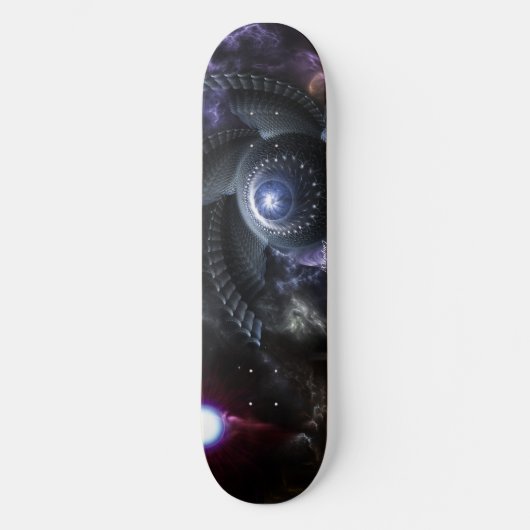 Wanneer de Universitaire Kunstskateboard botst Skateboard (Voorkant)
