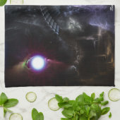 Wanneer de Universitten fractaal Art Kitchen Towel Theedoek (Gevouwen)