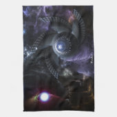 Wanneer de Universitten fractaal Art Kitchen Towel Theedoek (Verticaal)