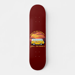 WANNEER DE VAN ROCKING... grappig vanlife 4 ooit i Persoonlijk Skateboard