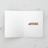 "Wanneer de Varkens" Wenskaart vliegen Kaart (Binnen)