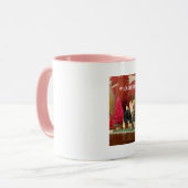 Wanneer de Versieringen van de Kerst Slechte mok m (Voorkant links)