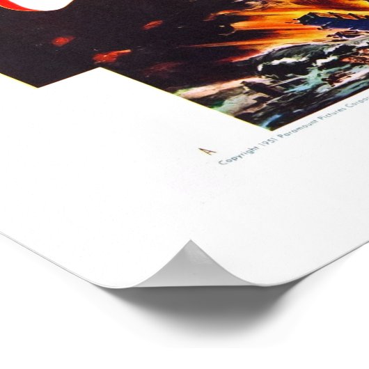 Wanneer de Wereld 2 collide Poster (Hoek)