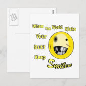 Wanneer de wereld briefkaart (Voorkant / Achterkant)