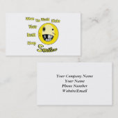 Wanneer de wereld visitekaartje (Voorkant / Achterkant)