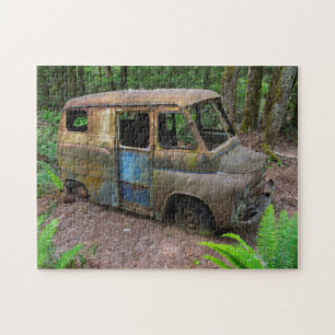 Wanneer de werkdag klaar is legpuzzel