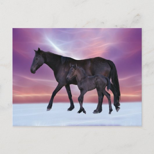 Wanneer de winter komt briefkaart (Voorkant)