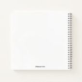 Wanneer de woorden samenkomen- Journal Notitieboek (Achterkant)