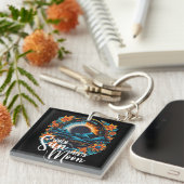 Wanneer de zon maan ontmoet, Oranje bloemen, total Sleutelhanger (Voorkant Rechts)