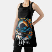 Wanneer de zon maan ontmoet, totale zonsverduister schort (Insitu)