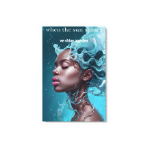 Wanneer de zon schijnt Canvas Print