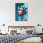 Wanneer de zon schijnt Canvas Print (Insitu (Slaapkamer))