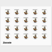 Wanneer deadlines naderen... Aaarrghhh! (Android) Ronde Sticker (Vel)