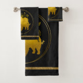 WANNEER DRAKEN VLIEGEN Chow Bad Handdoek (Insitu)