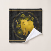 WANNEER DRAKEN VLIEGEN Chow Bad Handdoek (Wasdoekje)